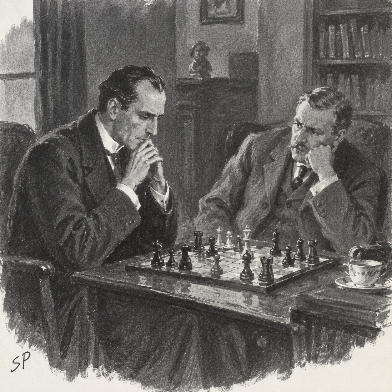 Holmes pondering his next move